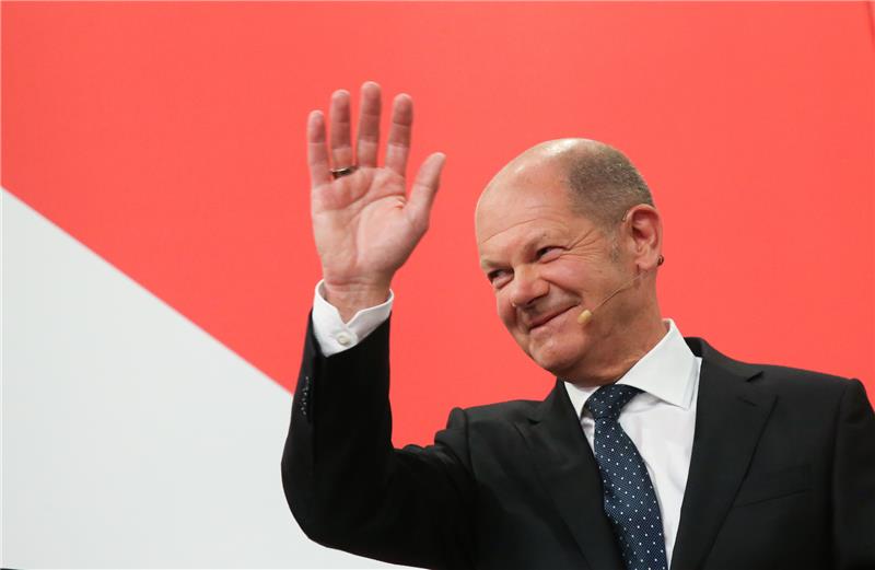 Einer von zweien, die regieren wollen: SPD-Kanzlerkandidat Olaf Scholz. Foto: dpa