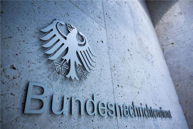 Anklage in Russland-Spionageaffäre Eingang der Zentrale des Bundesnachrichtendienstes in Berlin.