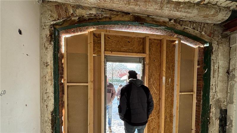 Mitten in Nottensdorf: Wie Familie Bremer ein altes Bauernhaus rettet Einige Bauelemente erinnern an die Geschichte des Bauernhauses.