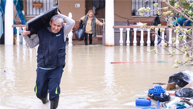 Einige Menschen fühlen sich an die schweren Überschwemmungen vom Oktober 2024 erinnert.