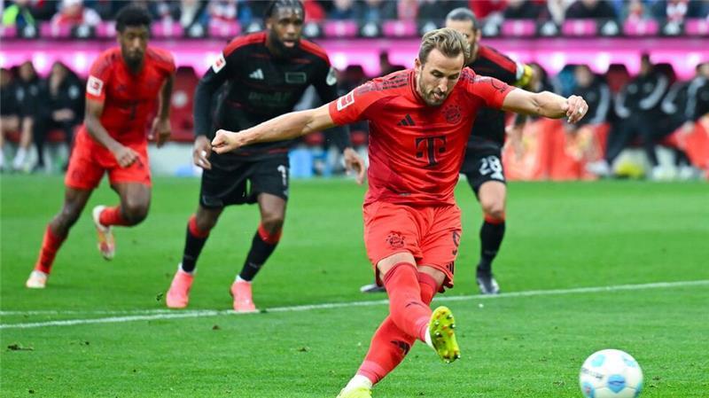 Kanes Coolness und das Comeback der Münchner Dominanz Einmal mehr eiskalt vom Elfmeterpunkt: Harry Kane.