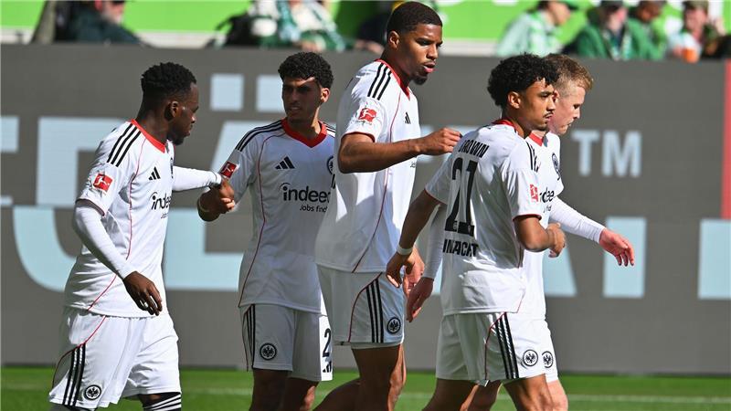 Eintracht Frankfurt konnte über einen Sieg in Wolfsburg jubeln.