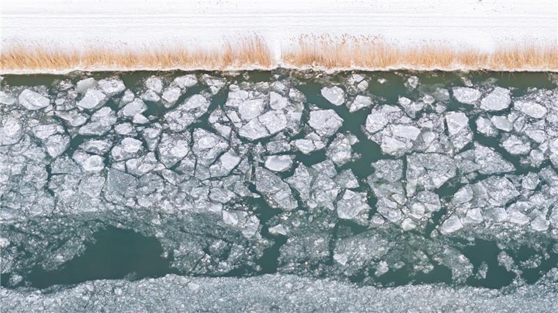 Eiszeit auf dem Mittellandkanal
