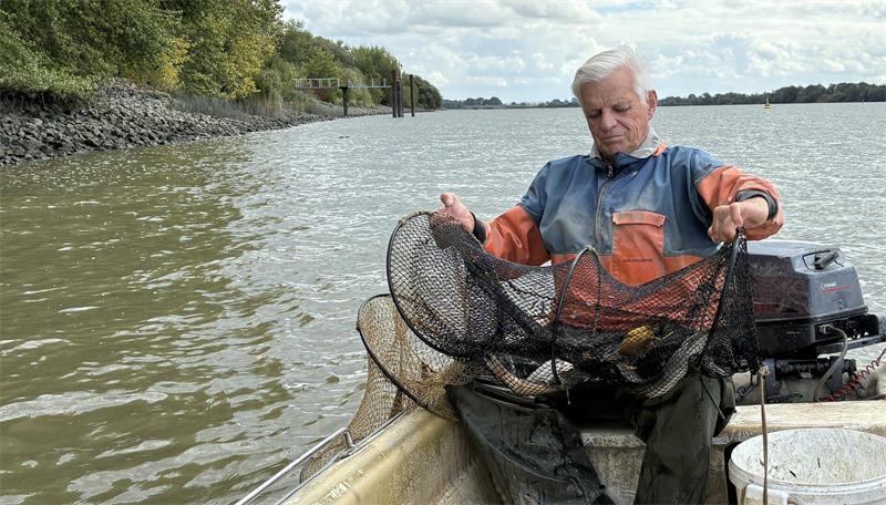 Wechsel beim Elbfischer: Der Schwiegersohn übernimmt das Ruder Elbfischer Lothar Buckow fischt weiter - für seinen Schwiegersohn.