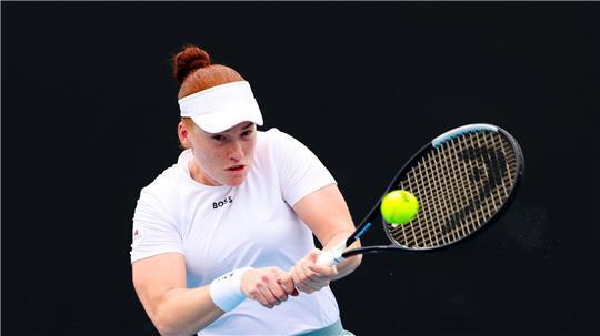 Ella Seidel muss weiter auf ihren ersten Sieg bei einem Grand Slam warten.