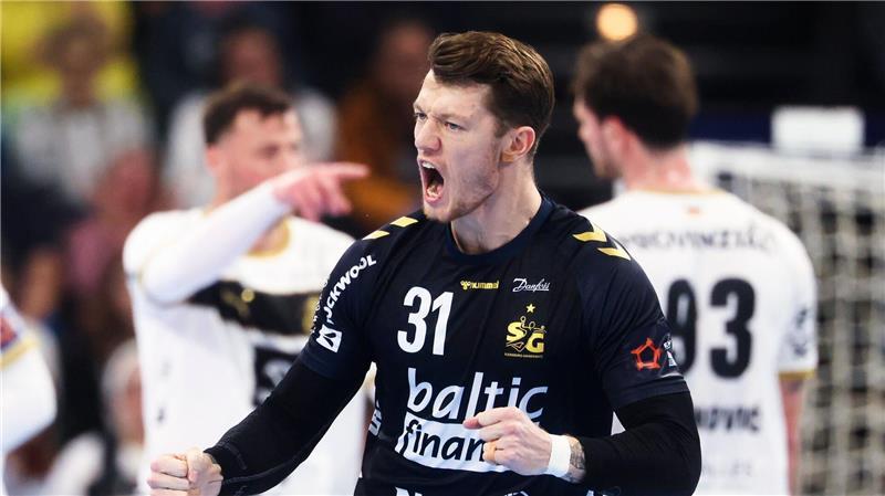 Emil Jakobsen steht mit der SG Flensburg-Handewitt im Viertelfinale der European League. (Archivbild)