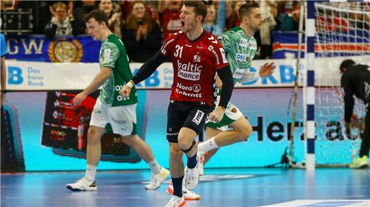 Emil Jakobsen war der erfolgreichste Werfer der SG Flensburg-Handewitt in Göppingen. (Archivbild)