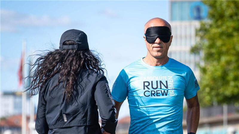 Emin da Silva und seine Laufpartnerin Saida Silbermann haben für den Lauf am Sonntag viel trainiert. 