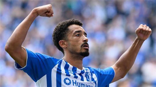 Emmanuel Iyoha traf doppelt gegen Kaiserslautern.