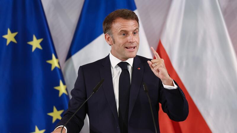Emmanuel Macron in Münster: „Wir müssen eine neue Etappe von Europa starten.“