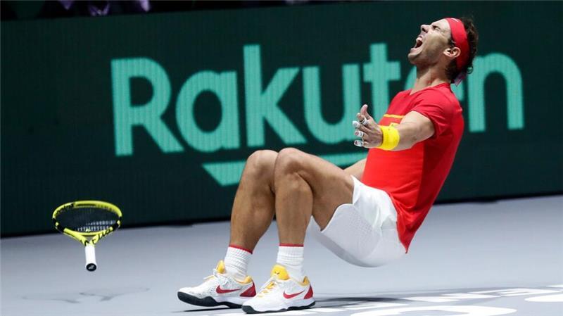 Nadals Abschied in Malaga - Gegen Deutschland? Emotional feierte Rafael Nadal den Davis-Cup-Titel 2019 - es war sein fünfter.