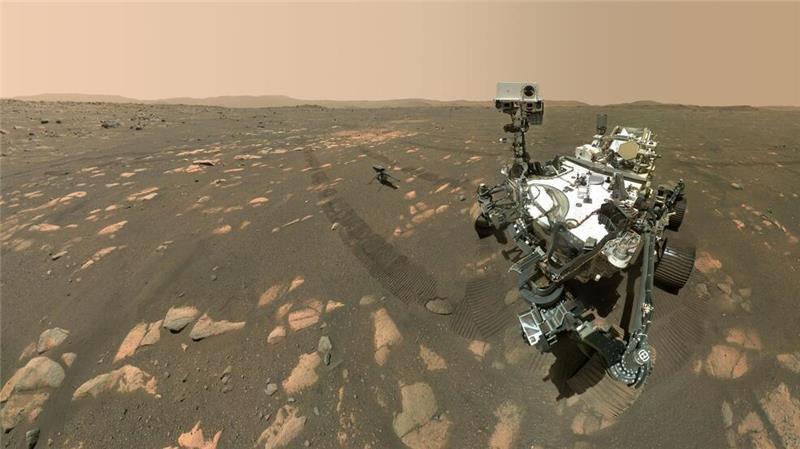 Endgültige Klarheit sollen Gesteinsproben des US-Rovers „Perseverance“ bringen. (Archivbild)