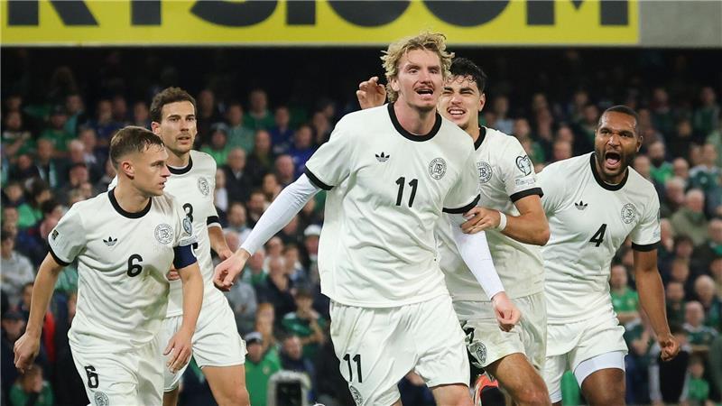 Ein Arbeitssieg mit deutschen Tugenden als Wachstumsschub Endlich Torschütze und Matchwinner: Nick Woltemade.