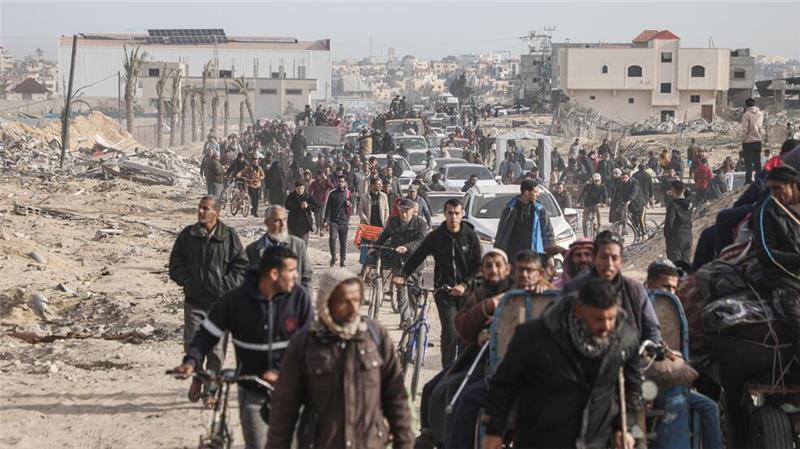 Endlich wieder nach Hause - vertriebene Palästinenser kehren nach Rafah zurück