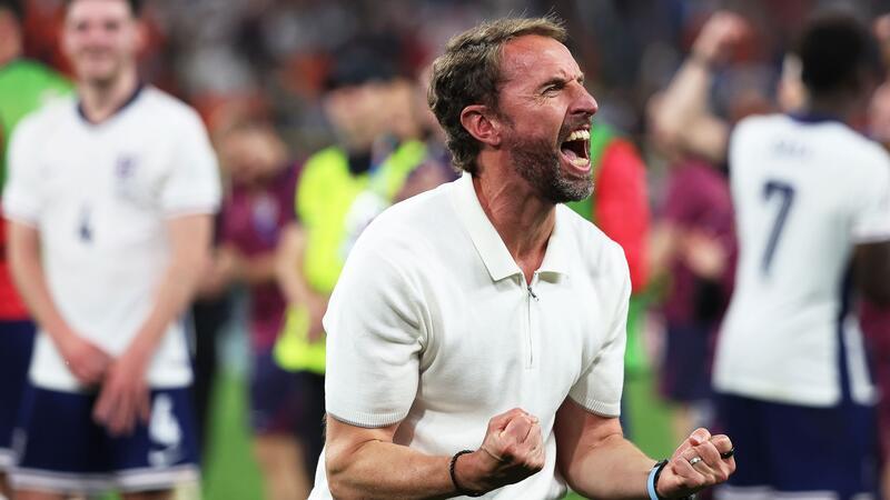 Englands Cheftrainer Gareth Southgate musste zuletzt viel Kritik einstecken - nun steht er mit den Three Lions im EM-Finale.