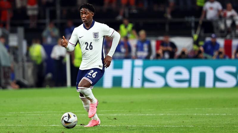 Spanien gegen England: Diese Spieler entscheiden das Finale Englands Jungstar: Kobbie Mainoo.