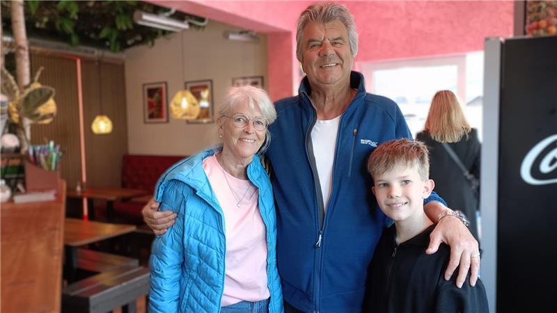 Enkel Wim hat Anke und Rainer Schnackenberg ins Bunte-Q gelockt.