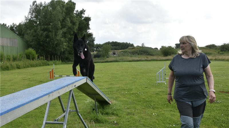 Ennes auf dem Laufsteg.