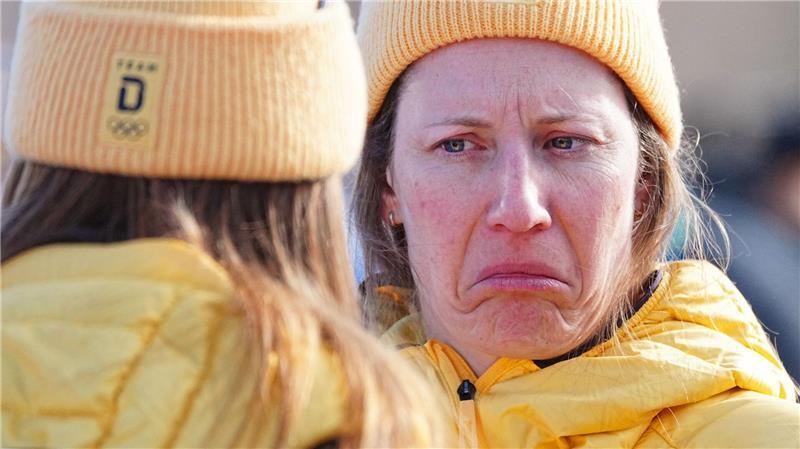 Enttäuschte Gesichter wie das von Skirennfahrerin Lena Dürr gab es zuletzt bei den Winterspielen von vielen deutschen Sportlerinnen und Sportlern.