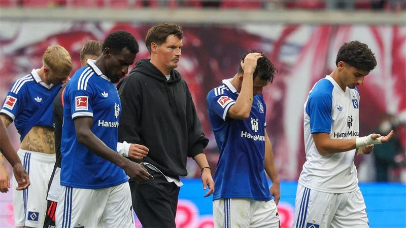 Stadion-Training nach Sperre: Vuskovic als HSV-Lichtblick Enttäuschung in Leipzig: Der HSV verliert schon wieder hoch.