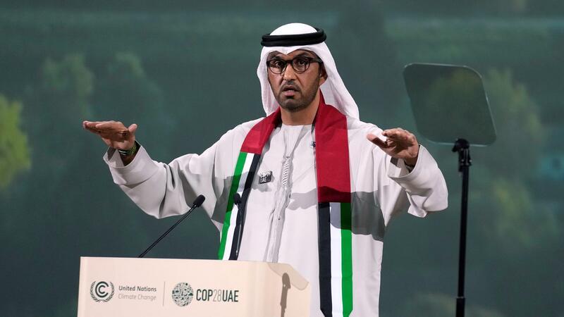 Gastgeber irritiert die Klimakonferenz „Entwicklung ohne die Nutzung fossiler Energien nicht möglich“: Konferenzpräsident Sultan al-Dschaber.