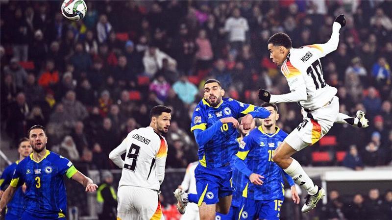 Torrekord mit Spaßfußball: DFB-Team stürmt zum Gruppensieg Er begeistert die Fans und trifft für die Mannschaft: Jamal Musiala.