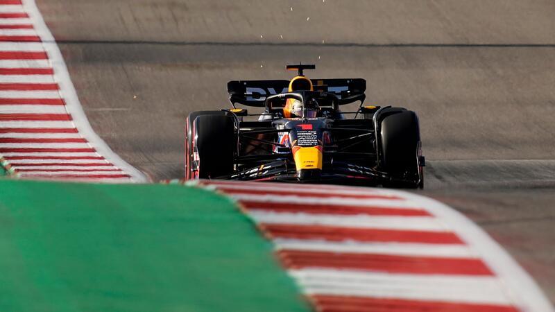 Verstappen startet bei Austin-Sprint als Erster Er startet bei Großen Preis von Austin als Erster: Red-Bull-Pilot Max Verstappen.