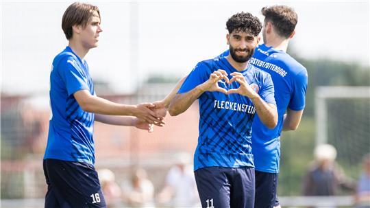 Eren Badur erzielte zwei Treffer in Deinste. Len Behnke (links) traf ebenso einmal.