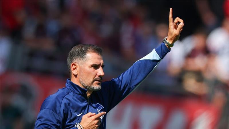 Prestigeerfolg gegen Klose: Fiéls schöne Nürnberg-Rückkehr Erfolgreicher Tag an alter Wirkungsstätte: Hertha-Coach Cristian Fiél.