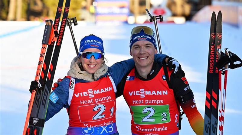 Erfolgreiches Duo: Franziska Preuß (l) und Justus Strelow.