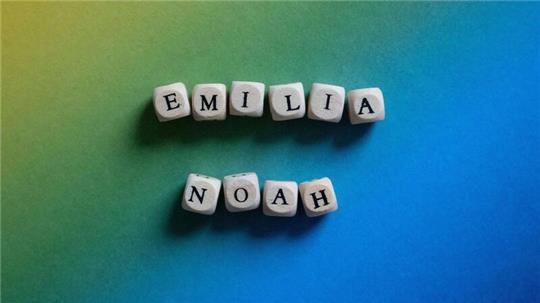 Erfreuten sich auch in diesem Jahr großer Beliebtheit: Die Namen Emilia und Noah.