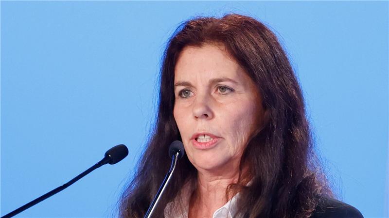 Erhebt schwere Vorwürfe – und steht selbst im Fokus eines Parteiverfahrens: AfD-Europaabgeordnete Anja Arndt. (Archivbild)