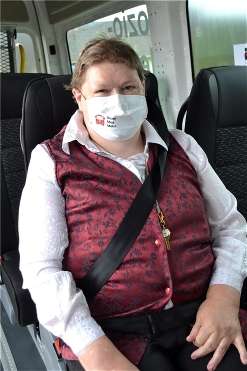 Erika Sauer ist Stammgast beim Sozio-Med-Mobil.