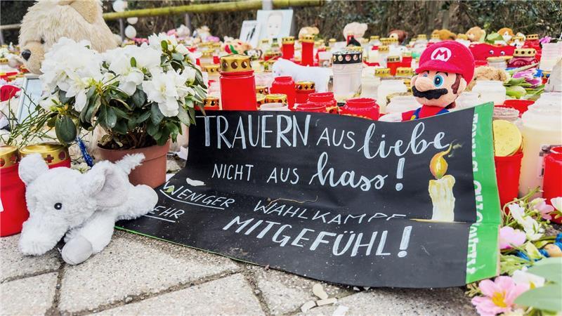 Ermahnungen in der Nähe des Tatorts des tödlichen Messerangriffs von Aschaffenburg: „Weniger Wahlkampf, mehr Mitgefühl!“