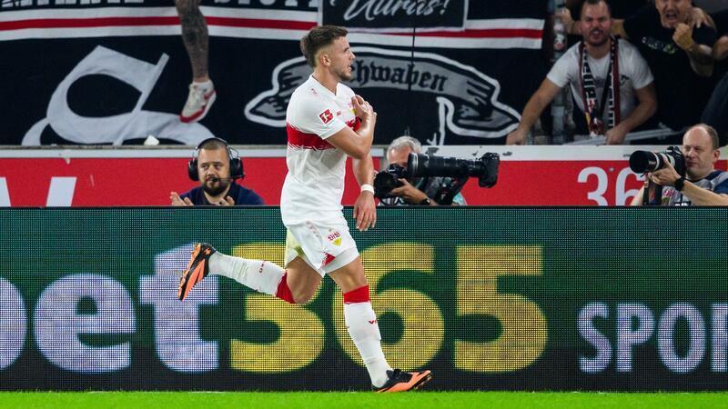 Ermedin Demirovic lässt Stuttgart jubeln.