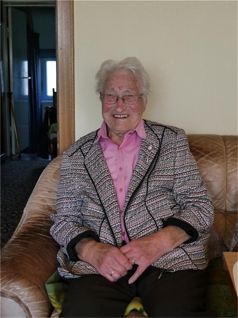 Erna Schildt aus Ritschermoor wird 100 Jahre alt. Foto: Umland