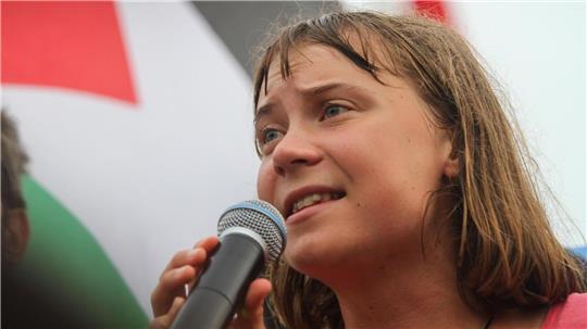 Erneut ist Greta Thunberg an Bord eines der Schiffe der Flotte. (Archivbild)
