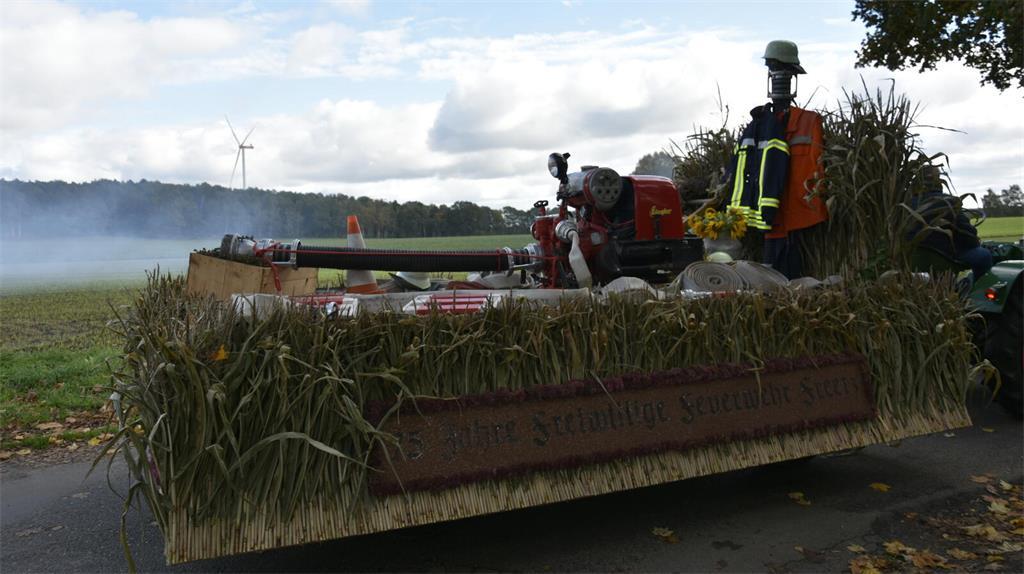 Ernteumzug in Sauensiek.
