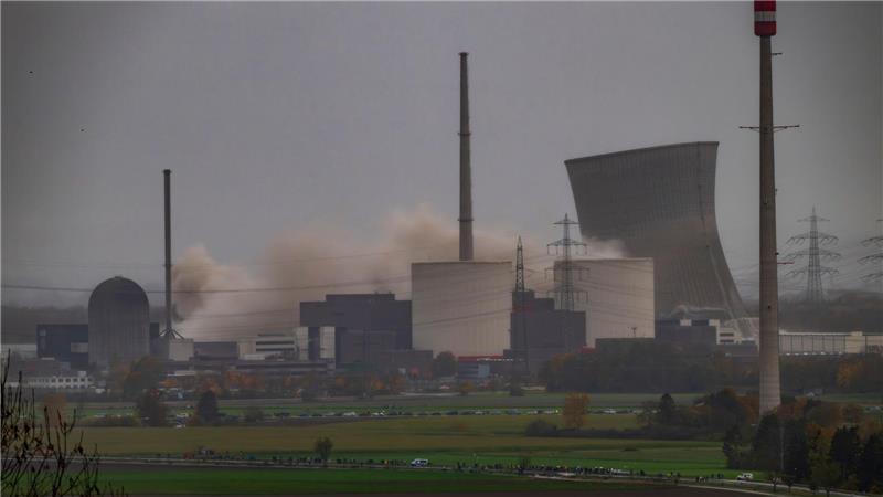 Erst fiel der linke Turm, dann der rechte.