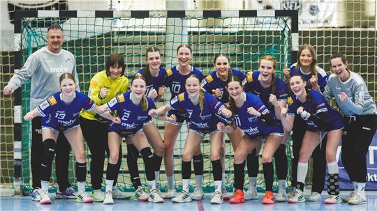 Erst in der Schlussphase kann sich die JSG Fredenbeck/Stade vom HC Rödertal absetzen.