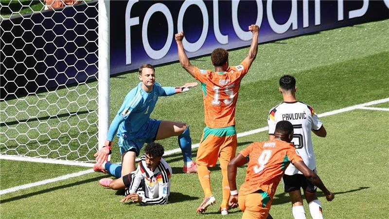 Sieg der Emotionen: Undav schießt DFB-Elf in K.-o.-Runde Erste Chance - und gleich ein Tor: Die Elfenbeinküste jubelt über das 1:0.