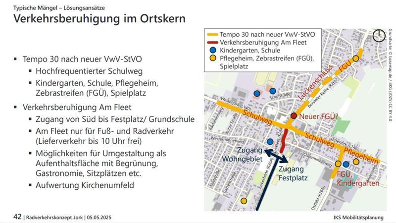 Erste Ideen für Tempo 30 in Jork-Borstel.