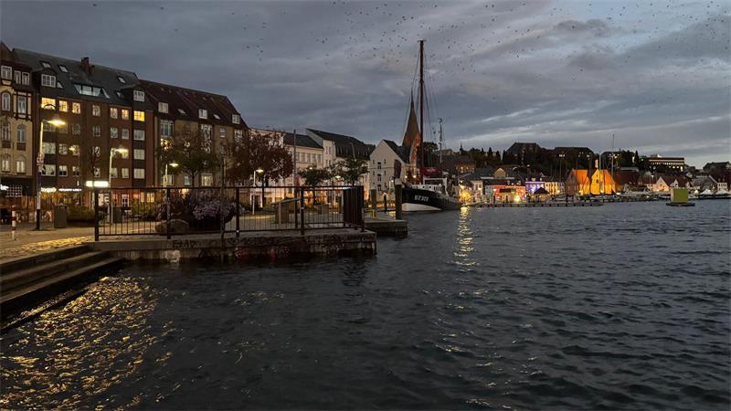 Erste Modellberechnungen sagten für Flensburg eine schwere Sturmflut voraus.