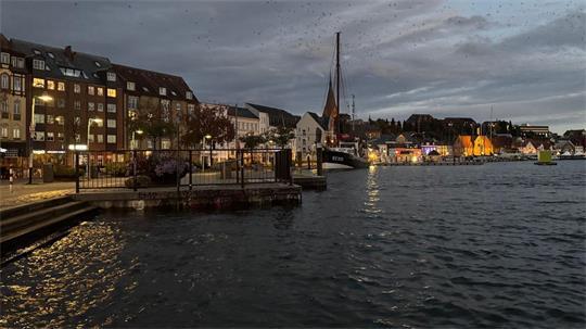 Erste Modellberechnungen sahen für Flensburg eine schwere Sturmflut voraus.