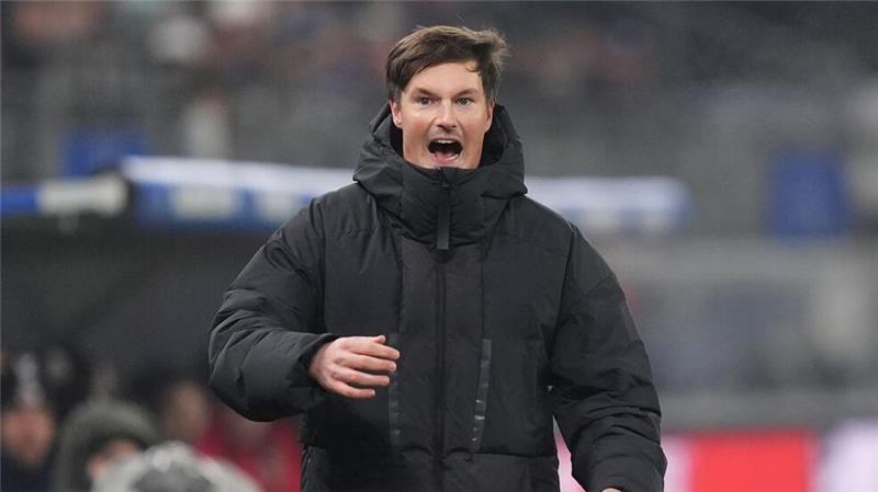 Erstes Spiel seit seiner Beförderung zum HSV-Cheftrainer: Merlin Polzin.