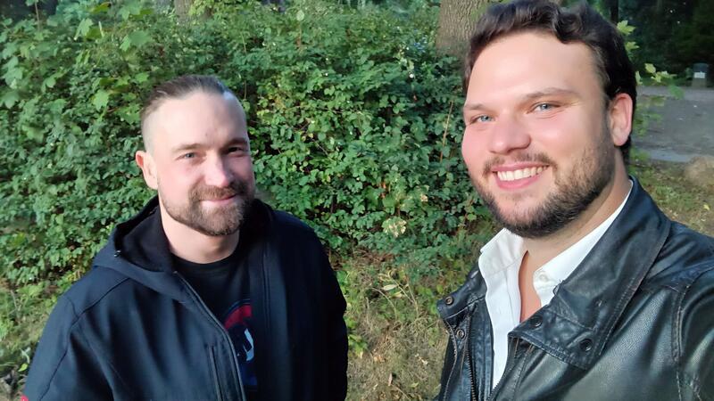 Kreis Stade bekommt großes Mittelalterfest: Was Besucher bei „Zeitentor“ erwartet Erstmals als Veranstalter aktiv: Christian Drews (links) und Alvo Hilbeck.