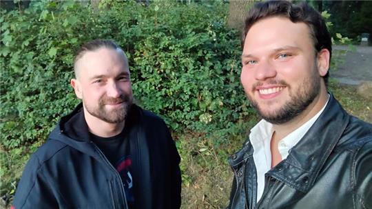 Erstmals als Veranstalter aktiv: Christian Drews (links) und Alvo Hilbeck.