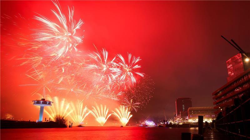 Erstmals fand die ZDF-Silvestershow in der Hamburger Hafencity statt.