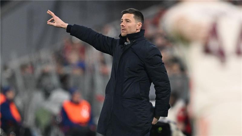 Erstmals gegen Bayern machtlos am Spielfeldrand: Bayer-Trainer Xabi Alonso.