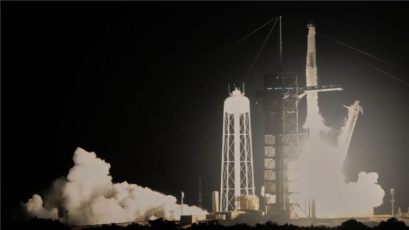 Erstmals sind ein Inder, ein Ungar und ein Pole zur Raumstation ISS gestartet.